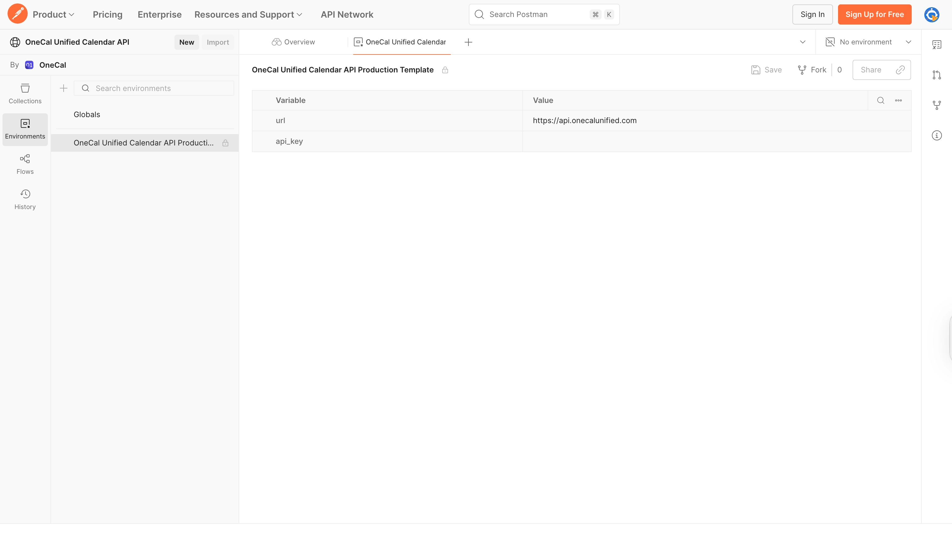 Postman Environment Postman Environment